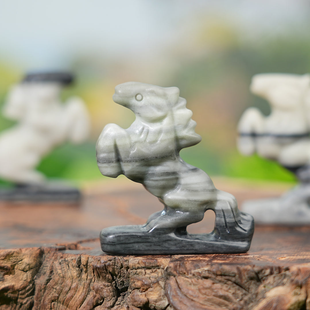 Natural Crystal Carving Horse