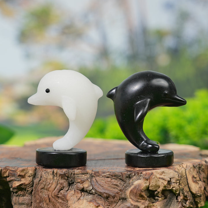 Natural Crystal Carving Dolphin