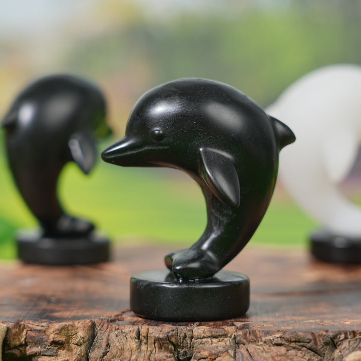 Natural Crystal Carving Dolphin