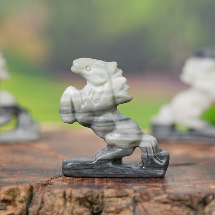 Natural Crystal Carving Horse