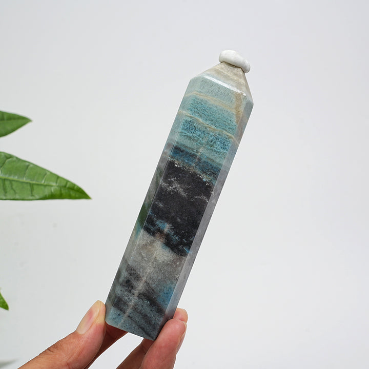 Natural Crystal Trolleite Tower Point