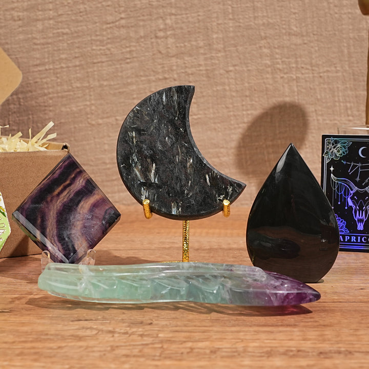 Exclusive Natural 12 Zodiac Crystal Healing Set