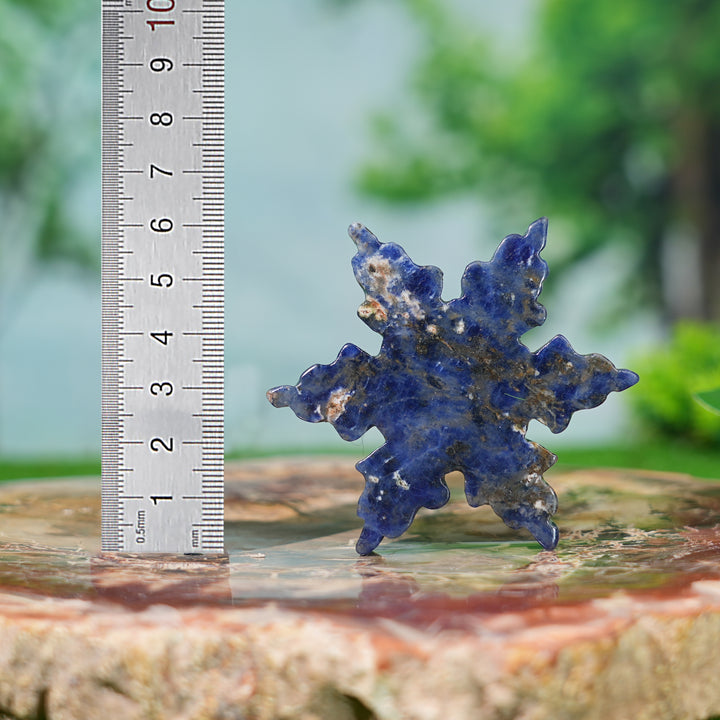 Natural Crystal Carving Snowflake