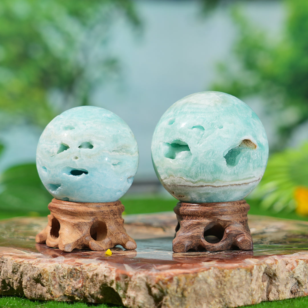 Natural Hemimorphite Sphere