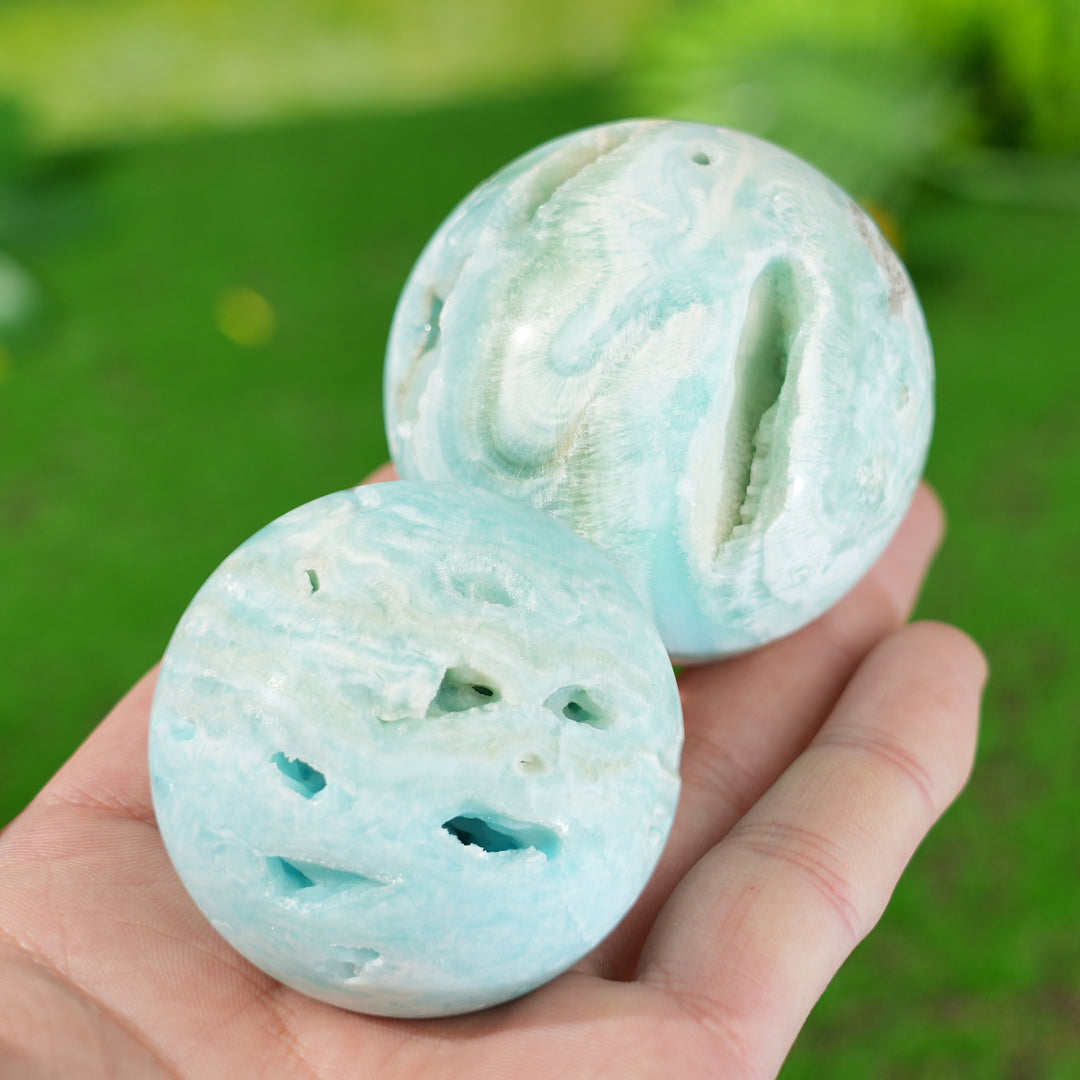 Natural Hemimorphite Sphere