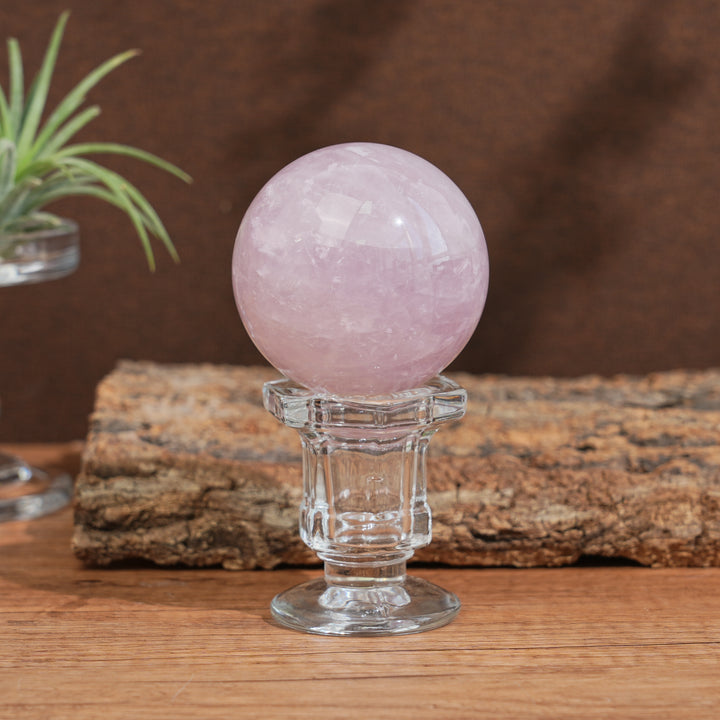 Lavender Rose Quartz Sphere