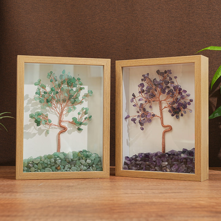 Natural Crystal Tree Frame Specimen