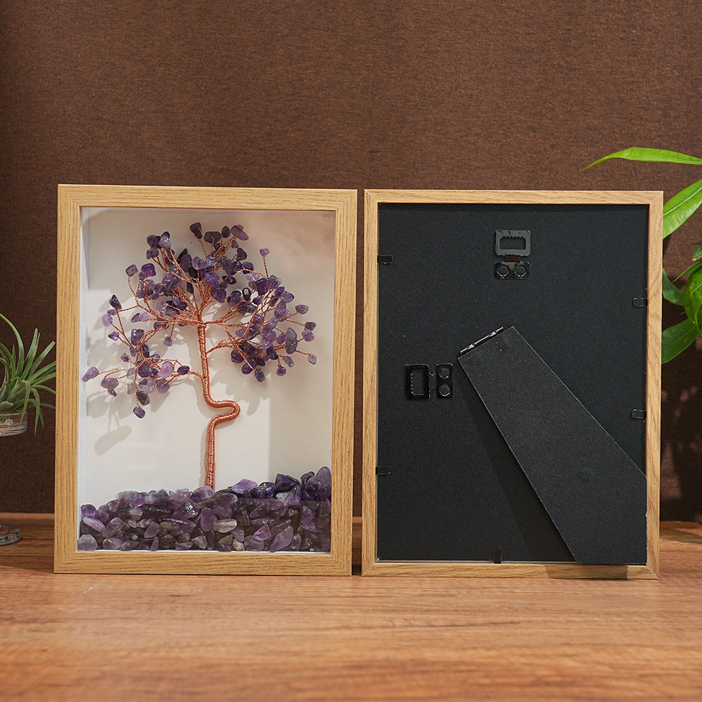 Natural Crystal Tree Frame Specimen