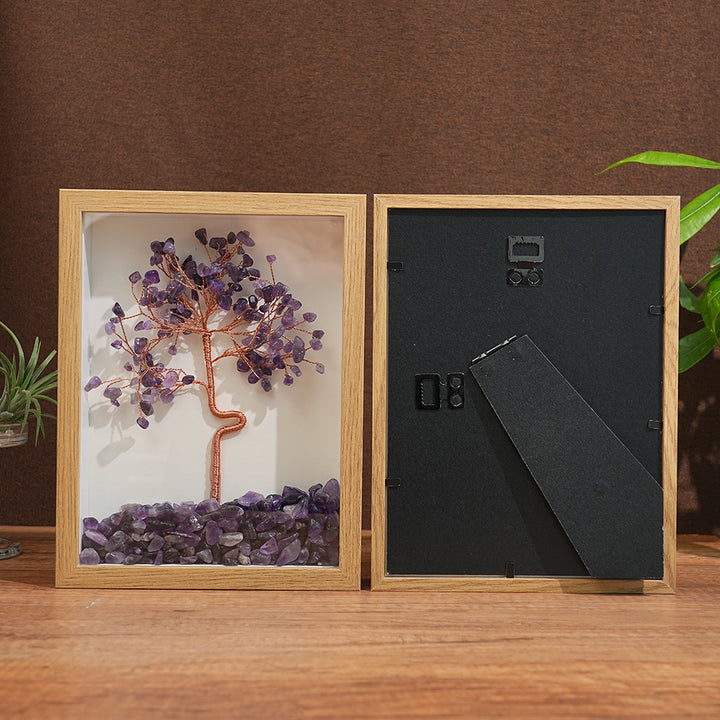 Natural Crystal Tree Frame Specimen