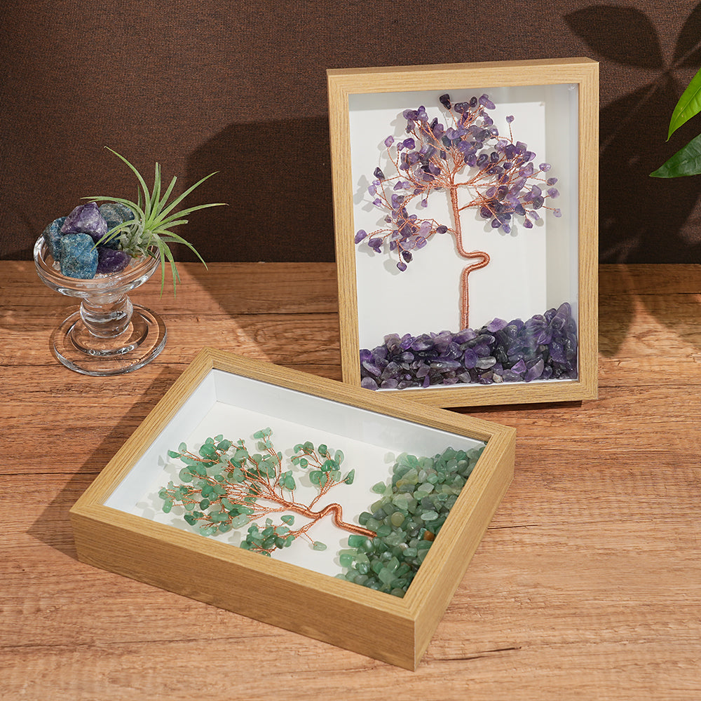 Natural Crystal Tree Frame Specimen