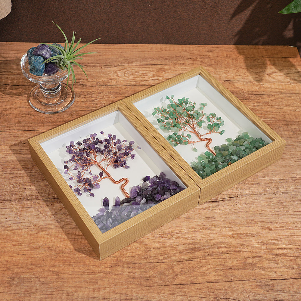 Natural Crystal Tree Frame Specimen