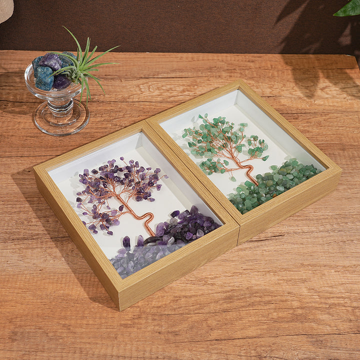 Natural Crystal Tree Frame Specimen