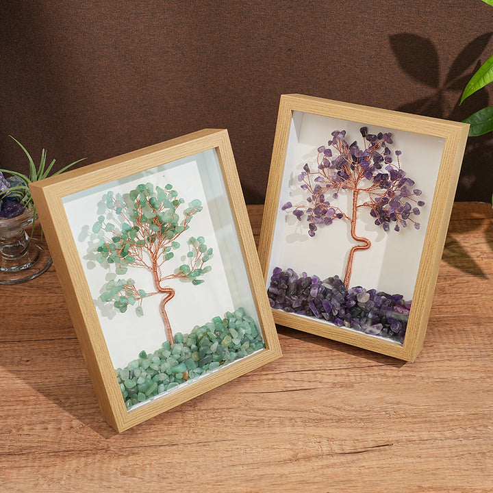 Natural Crystal Tree Frame Specimen