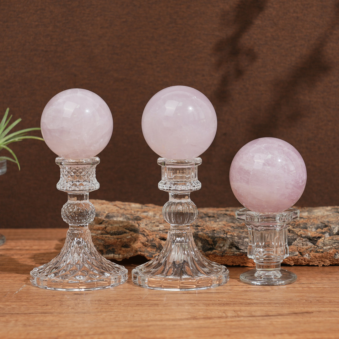 Lavender Rose Quartz Sphere
