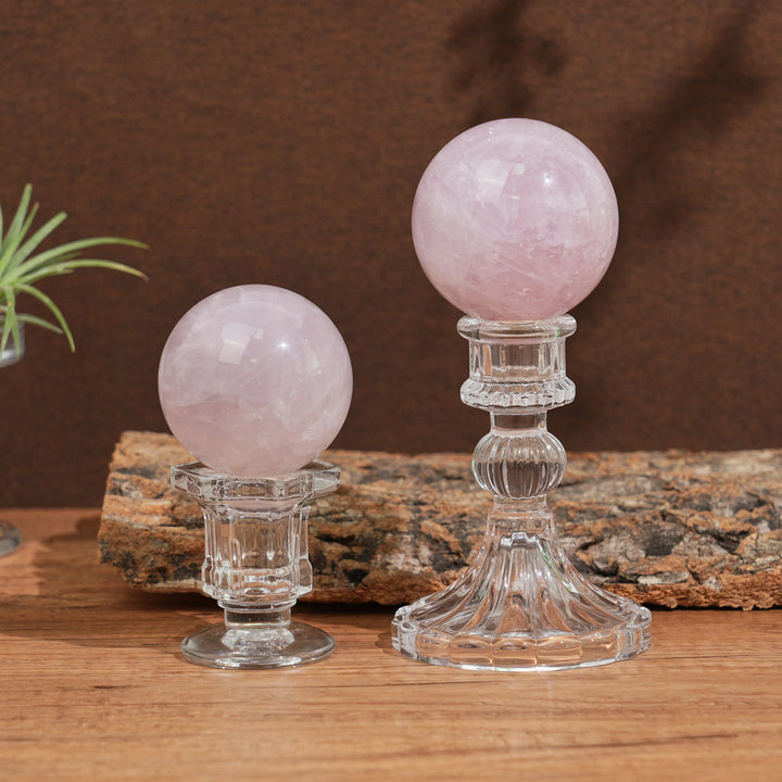 Lavender Rose Quartz Sphere