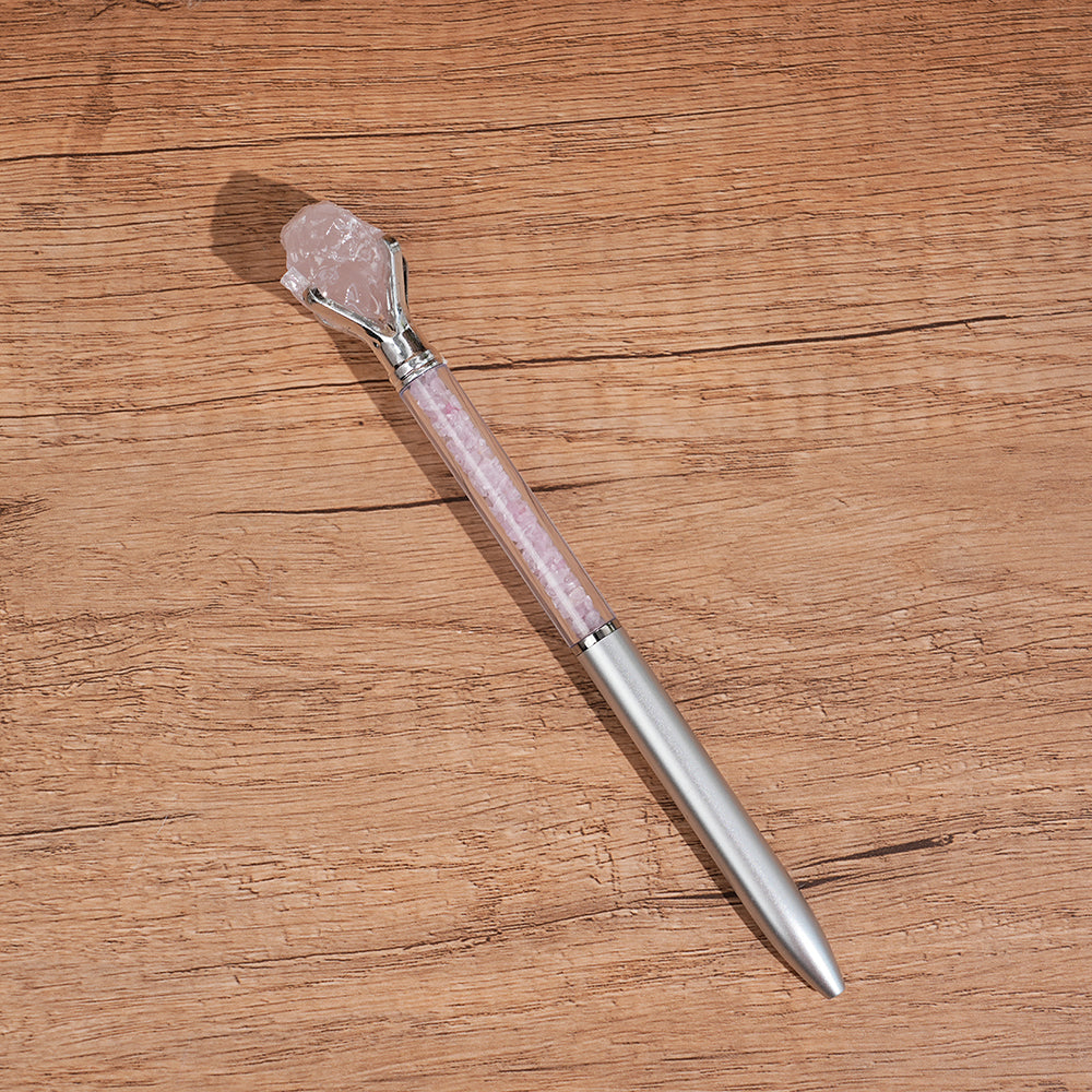 Crystal Raw Stones Ballpoint Pen