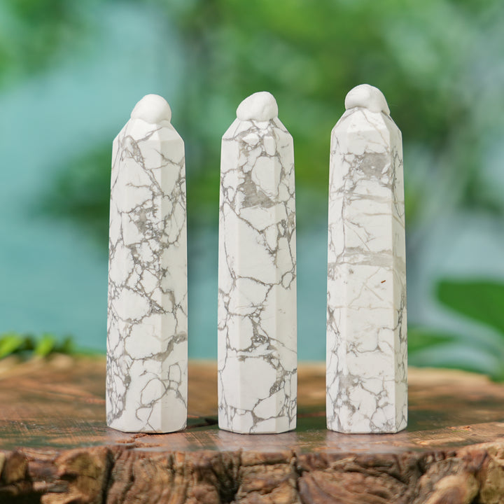 Natural Howlite point