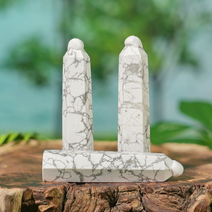 Natural Howlite point