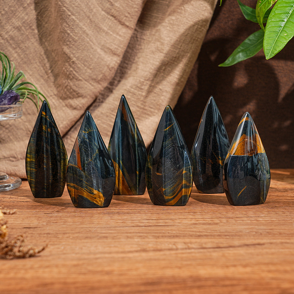 Crystal Tiger's Eye Teardrop