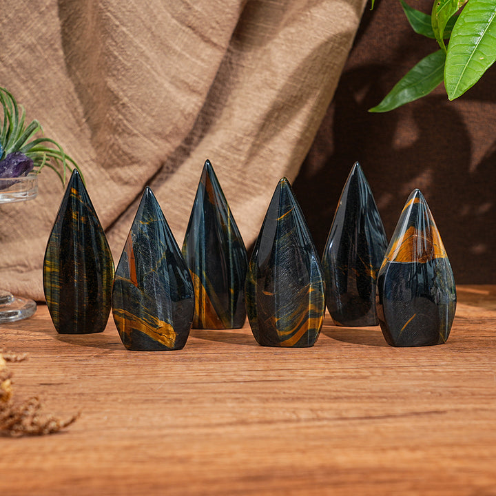 Crystal Tiger's Eye Teardrop