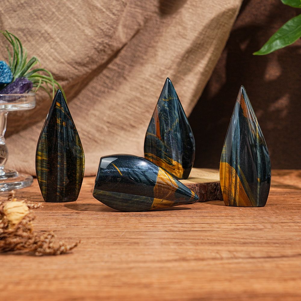 Crystal Tiger's Eye Teardrop