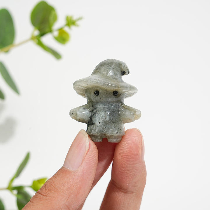 Natural Crystal Scarecrow Carving