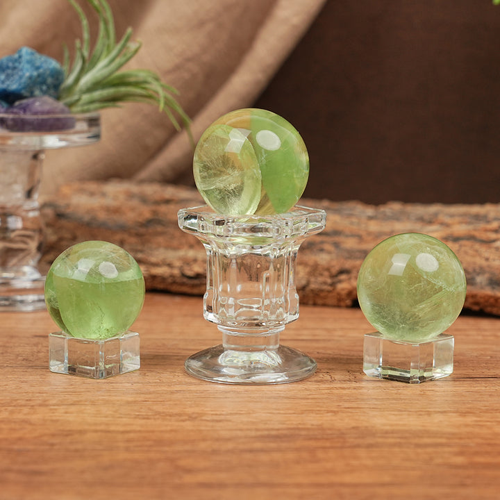 Green Fluorite Sphere