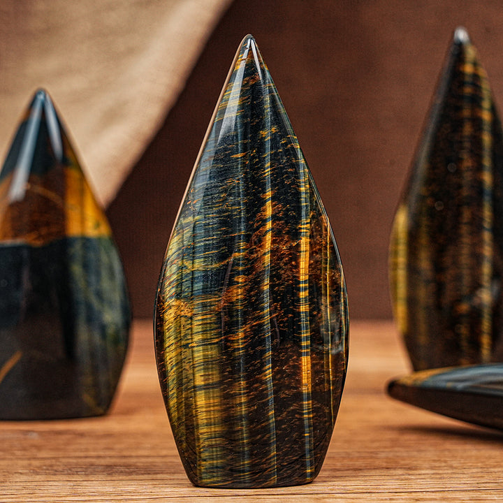 Crystal Tiger's Eye Teardrop