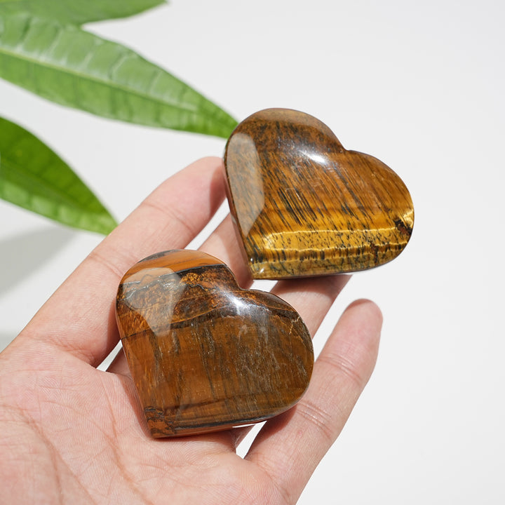 Natural Crystal Exquisite Tiger Eye Heart