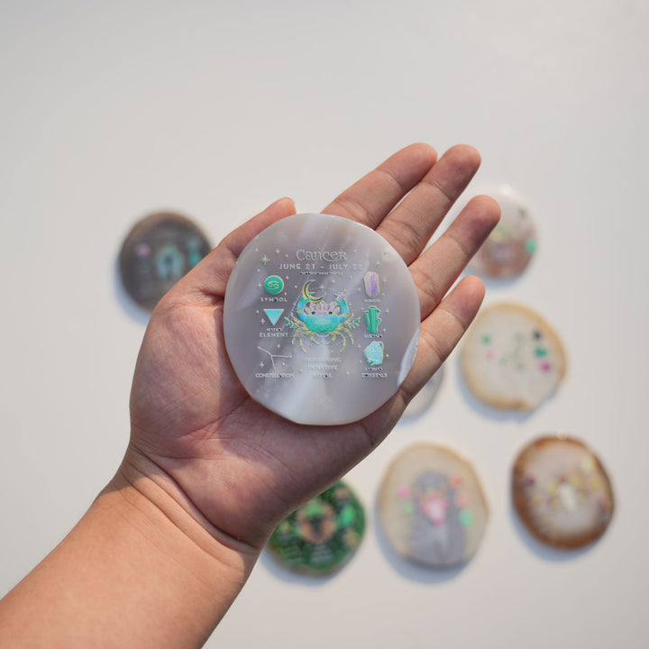 Zodiac Agate Slice