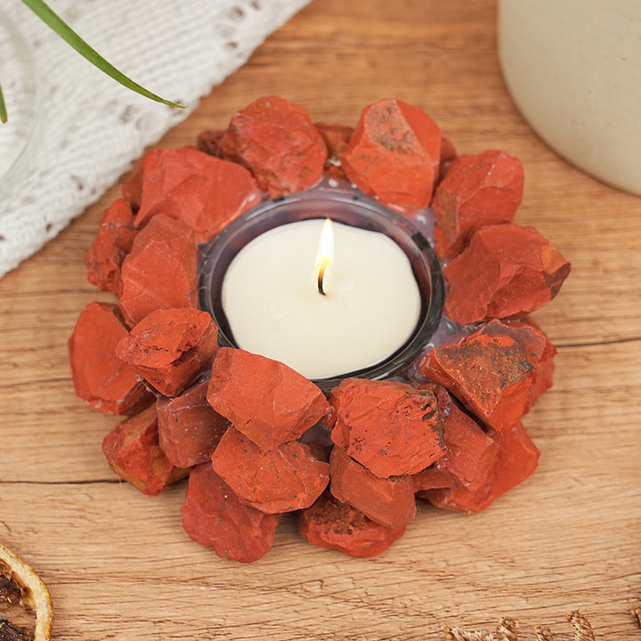 Raw Stone Candle Holder (Candle Not Included)