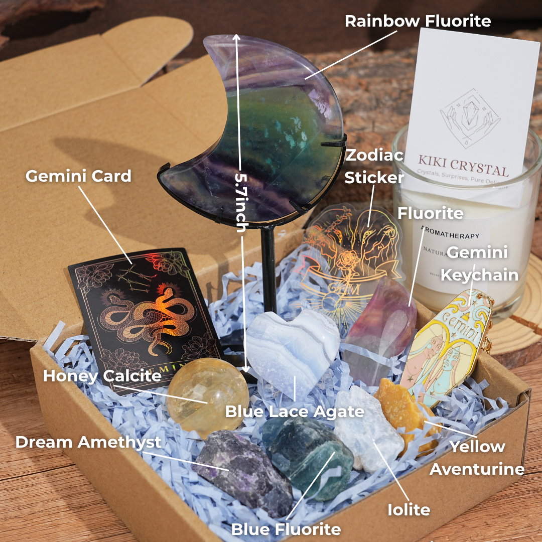 Exclusive Natural Zodiac Crystal Healing Set