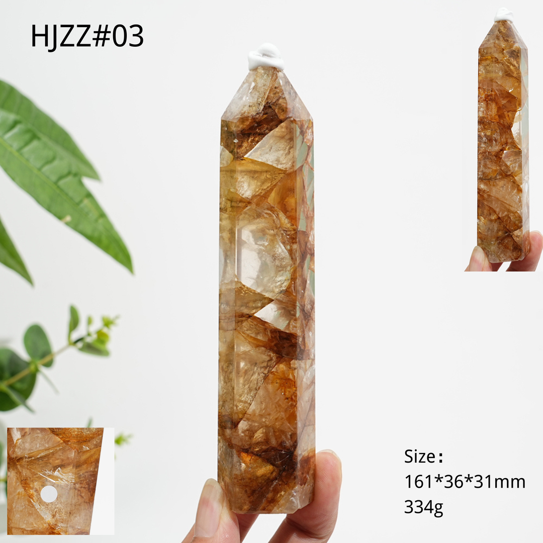 Unique,A Slightly Imperfect Natural Golden Healer Point