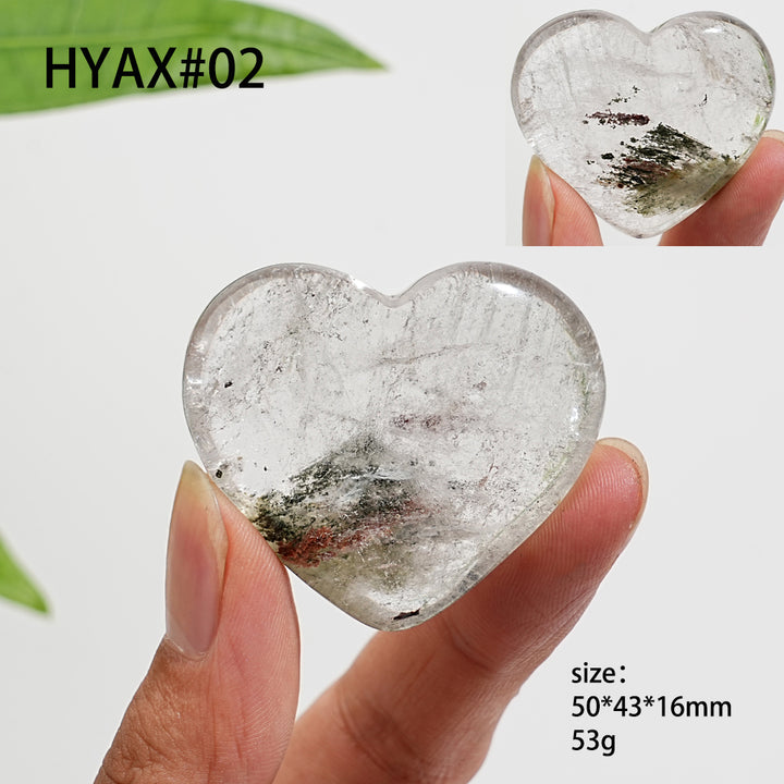 Unique,Natural Crystal Garden Quartz Heart
