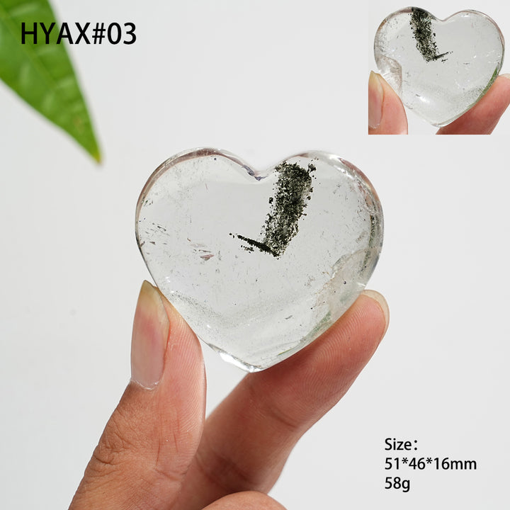 Unique,Natural Crystal Garden Quartz Heart