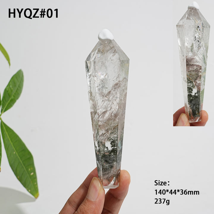 Unique,Natural Crystal Garden Quartz Wand
