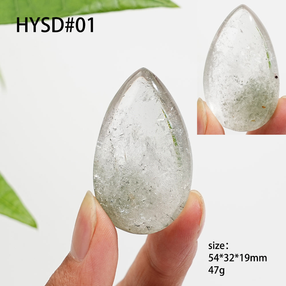 Unique,Natural Crystal Garden Quartz Teardrop
