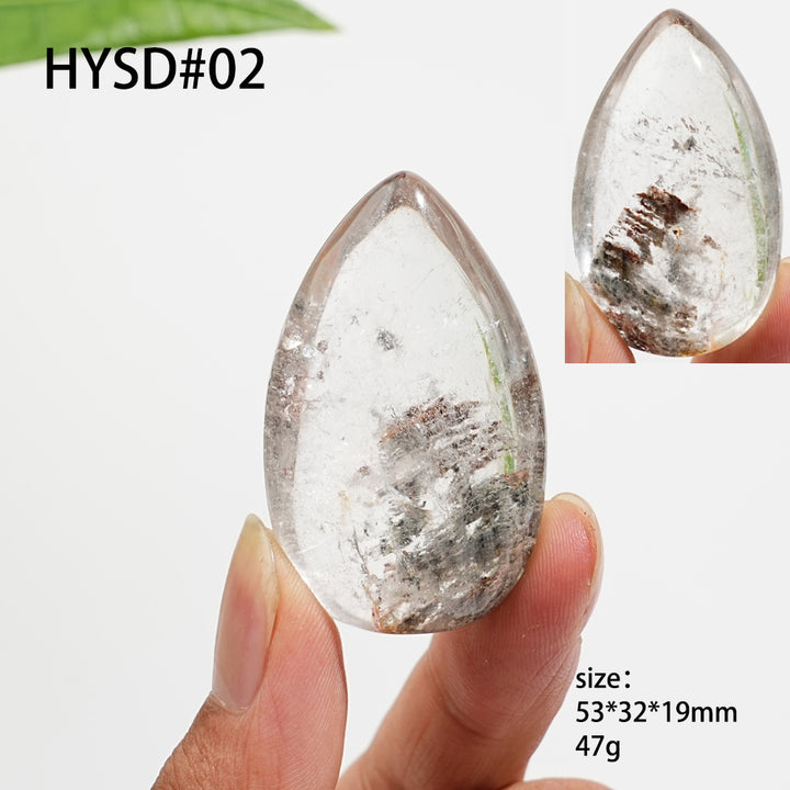 Unique,Natural Crystal Garden Quartz Teardrop
