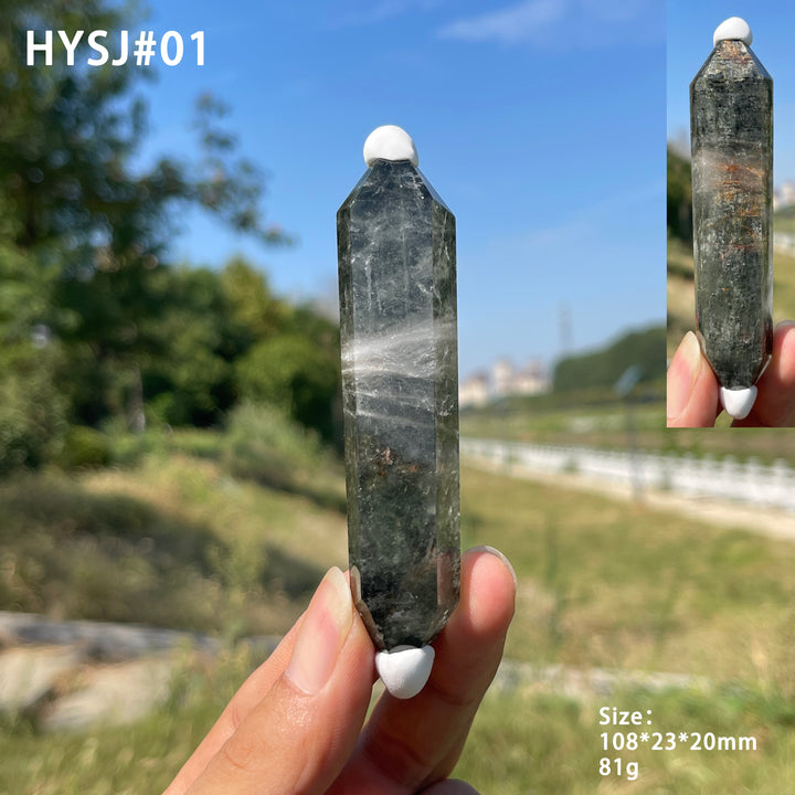 Unique,Natural Crystal Garden Quartz Double Point