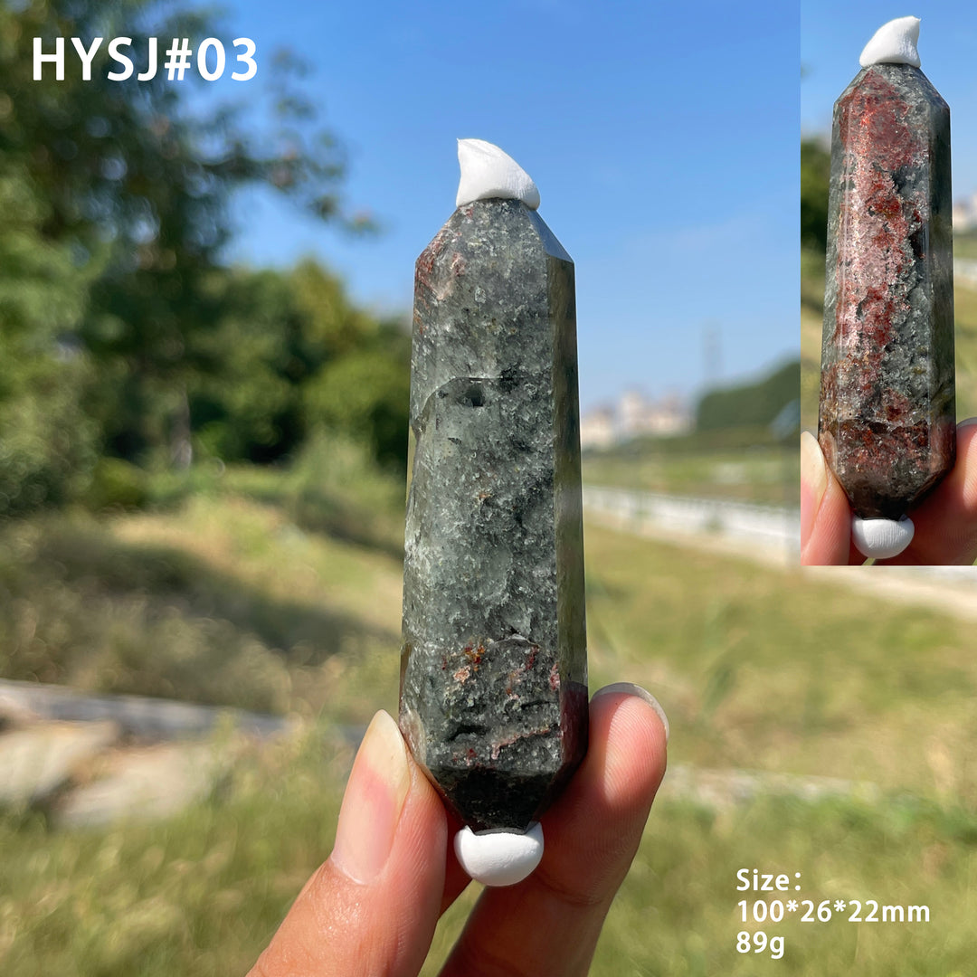 Unique,Natural Crystal Garden Quartz Double Point