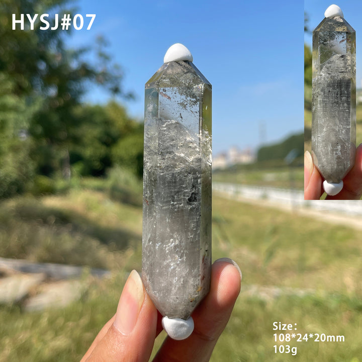 Unique,Natural Crystal Garden Quartz Double Point