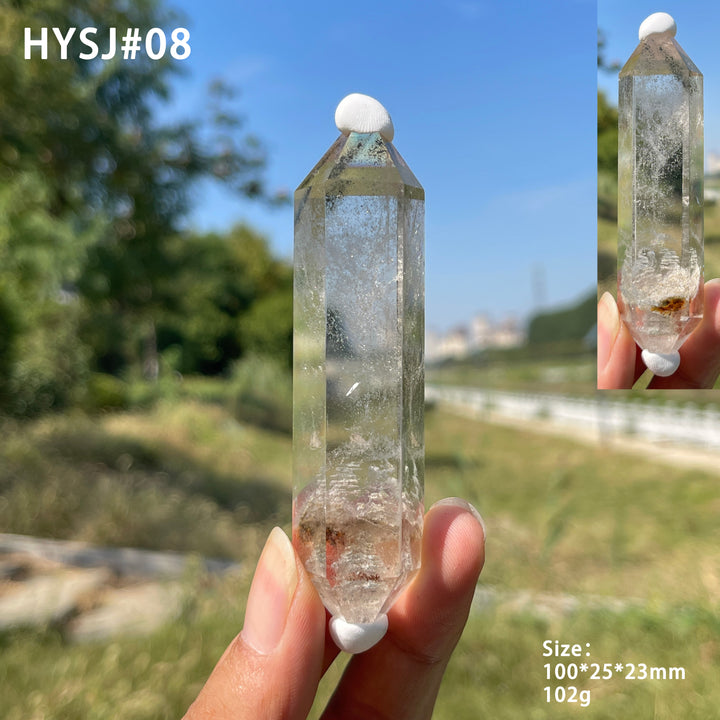 Unique,Natural Crystal Garden Quartz Double Point