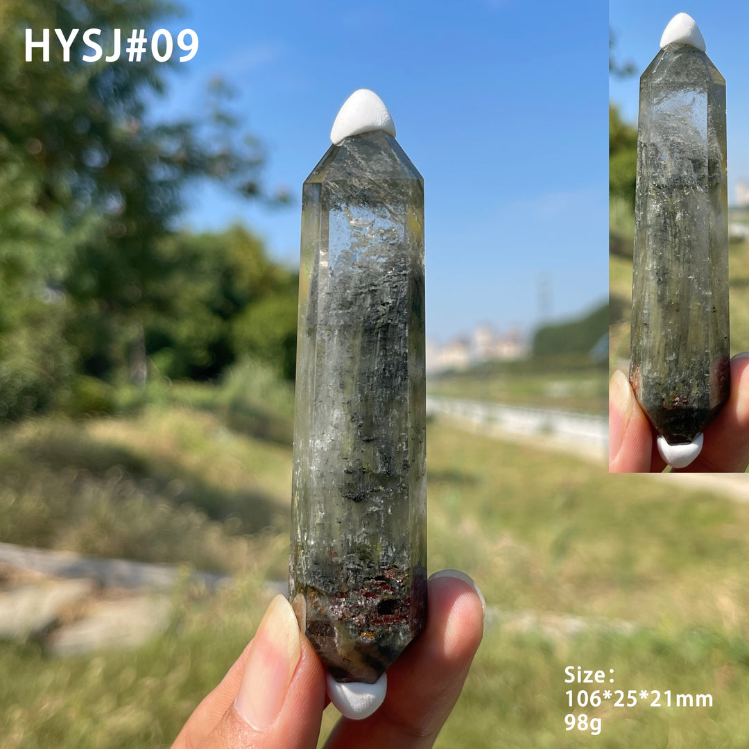Unique,Natural Crystal Garden Quartz Double Point