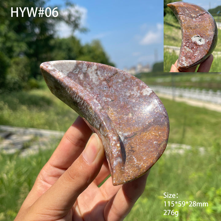 Unique,Natural Crystal Ocean Jasper Bowl