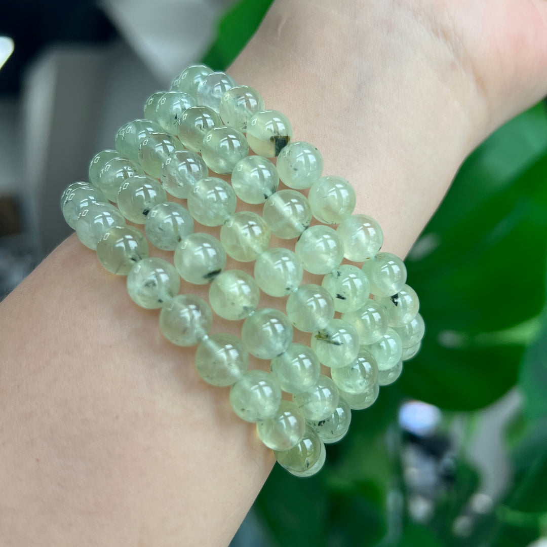 Prehnite Bracelet 8~8.5mm