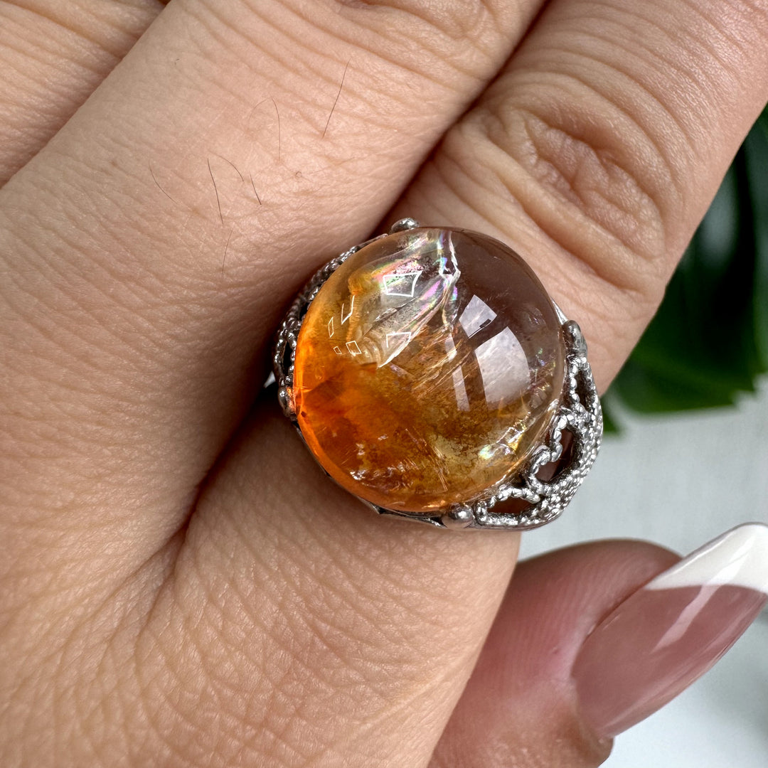 Fire Quartz Ring