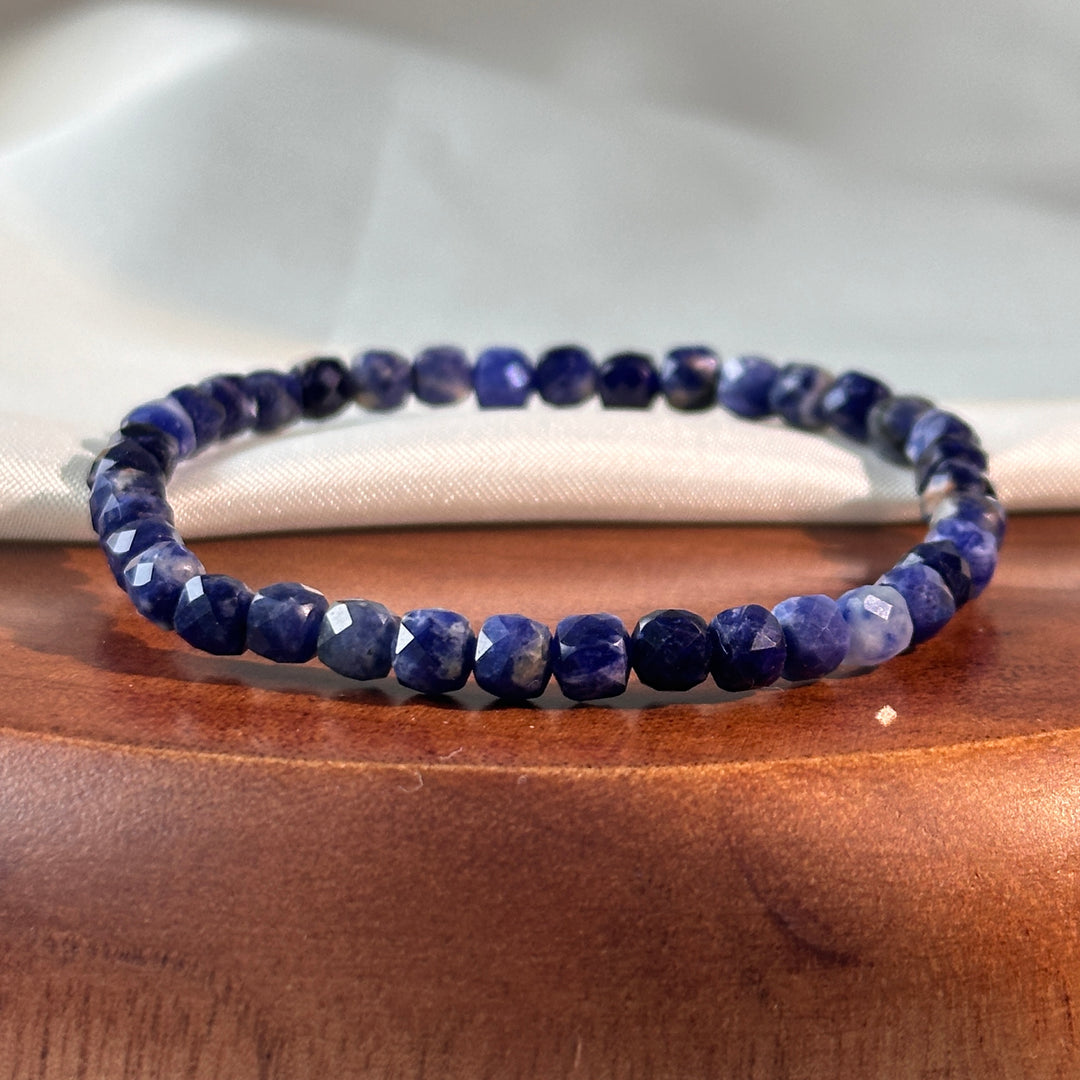 Sodalite Faceted Bracelet 4.6-4.8mm