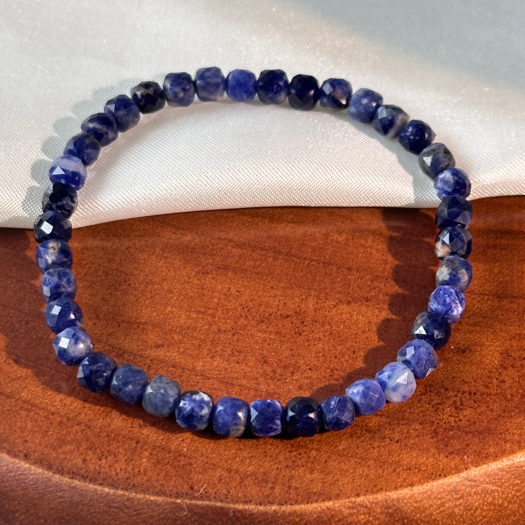 Sodalite Faceted Bracelet 4.6-4.8mm