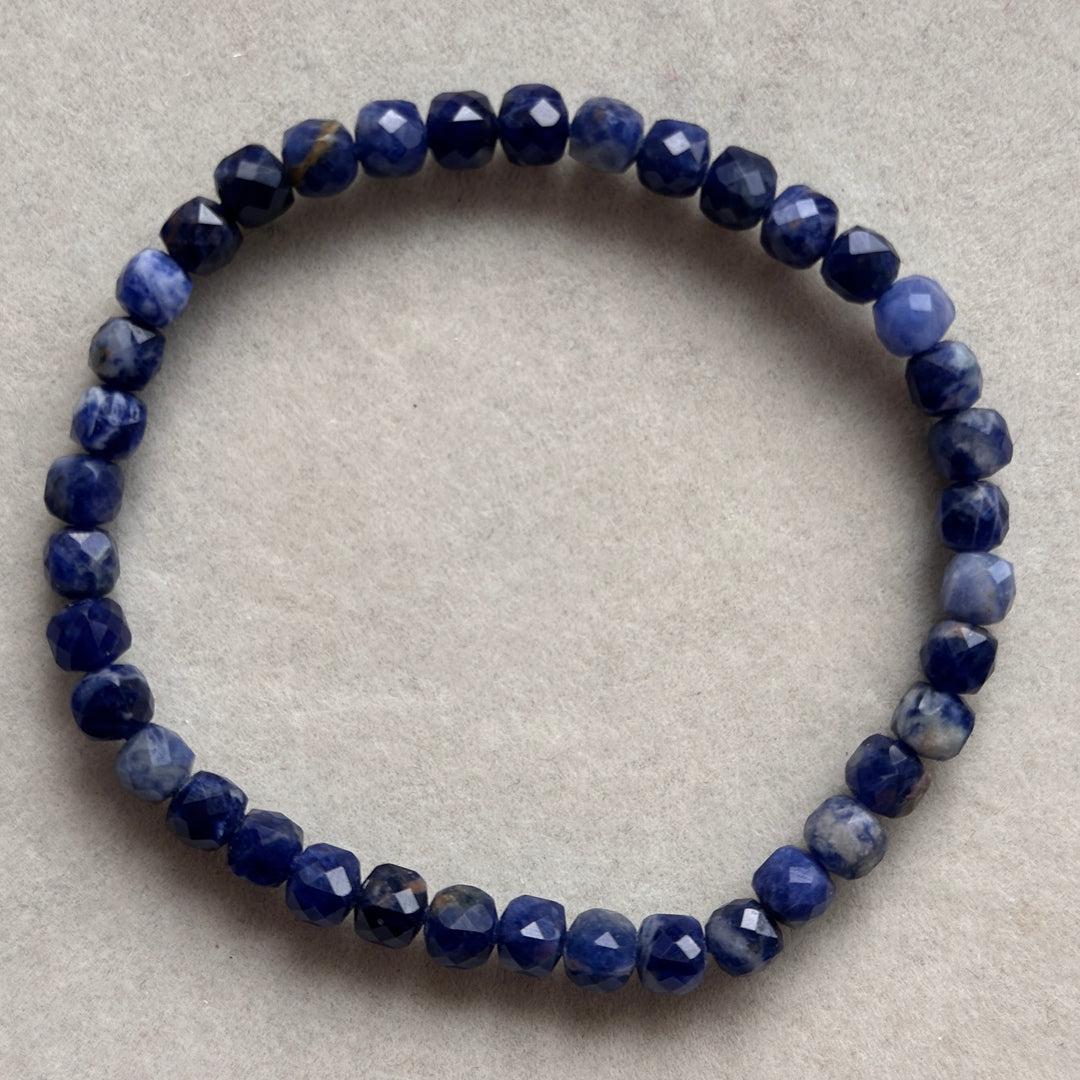 Sodalite Faceted Bracelet 4.6-4.8mm