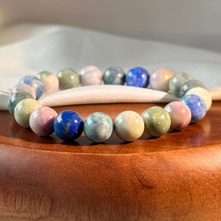 Hackmanite Bead Bracelet 9.9-10.3mm